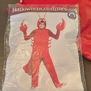 Children's Lobster Costume - Vibrant Red